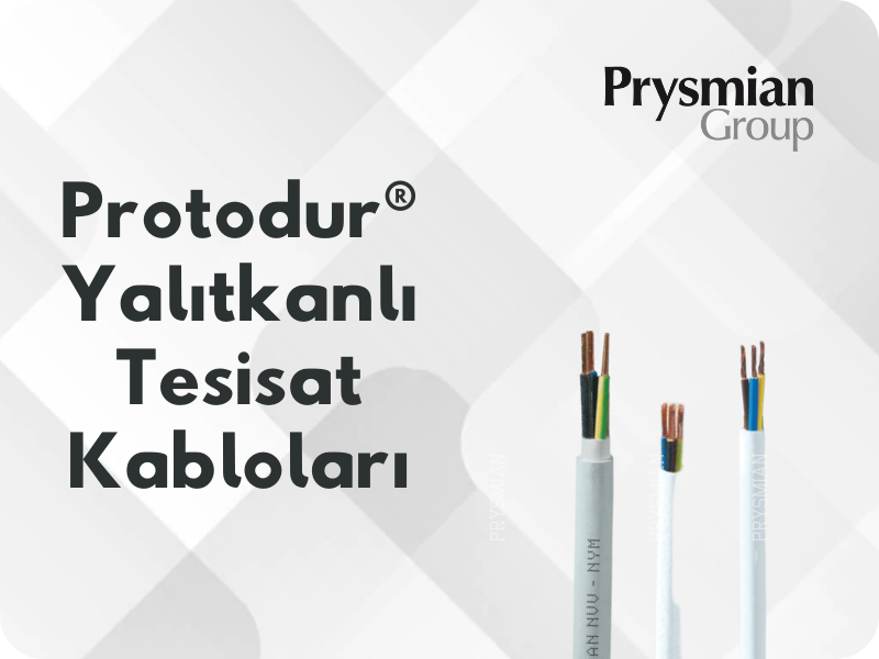 Protodur® Yalıtkanlı Tesisat Kabloları